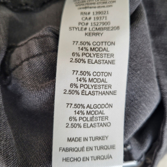 Frame Kerry Le Crop Mini Boot Jeans Women's Size 30. Waist 31" Inseam 27.5" - Picture 13 of 13